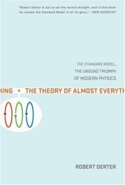 Cover of: The Theory of Almost Everything | Robert Oerter