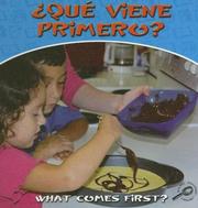 Cover of: Que Viene Primero / What Comes First? (My First Math Discovery Library)