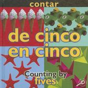 Cover of: Contar: De Cinco En Cinco/ Counting Fives (Conceptos/ Concepts)