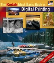 Cover of: The Kodak Most Basic Book of Digital Printing