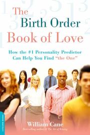 The birth order book of love by William Cane
