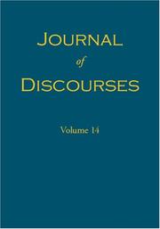 Cover of: Journal of Discourses: Volume 14