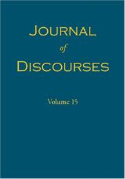 Cover of: Journal of Discourses by Brigham Young, Brigham Young