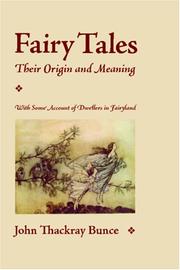 Cover of: Fairy Tales by John Thackray Bunce