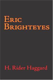 Cover of: Eric Brighteyes by H. Rider Haggard