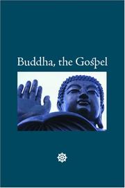 Cover of: Buddha, the Gospel