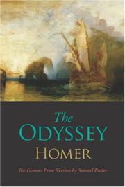 Cover of: The Odyssey--Butler Translation by Όμηρος (Homer)