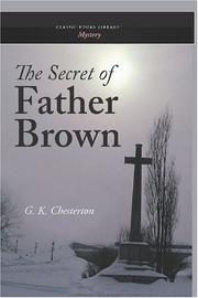 Cover of: The Secret of Father Brown by Gilbert Keith Chesterton