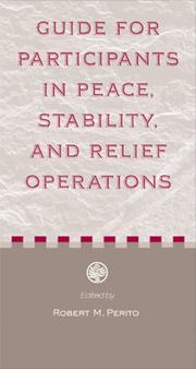 Cover of: Guide for Participants in Peace, Stability, And Relief Operations