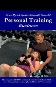 Cover of: How to Open & Operate a Financially Successful Personal Training Business: With Companion CD-ROM