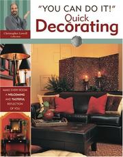 Cover of: "You Can Do It!" Quick Decorating (Leisure Arts #4073)