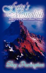 Cover of: Fate's Monolith by Sky Purington