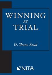 Cover of: Winning at Trial by D. Shane Read