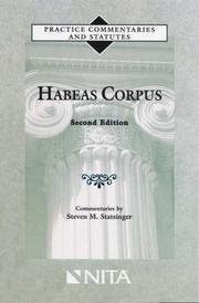 Cover of: Habeas Corpus | Steven M. Statsinger