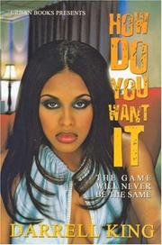 Cover of: How Do You Want It