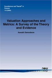 Valuation Approaches and Metrics by Aswath Damodaran