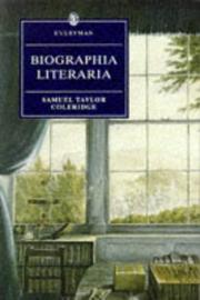 Cover of: Biographia Literaria (Everyman Paperback Classics) by Samuel Taylor Coleridge