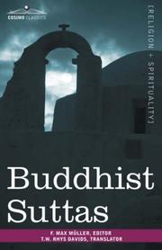 Front cover of Buddhist Suttas by Unknown
