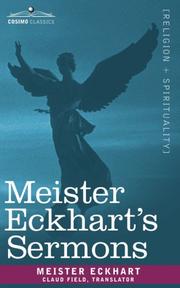 Cover of: Meister Eckhart's Sermons