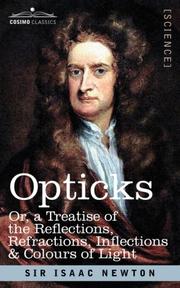 Cover of: Opticks by 