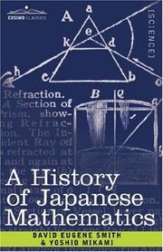 Cover of: A History of Japanese Mathematics