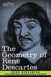Cover of: The Geometry of Rene Descartes by René Descartes