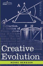 Cover of: Creative Evolution by Henri Bergson