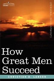 Cover of: How Great Men Succeed