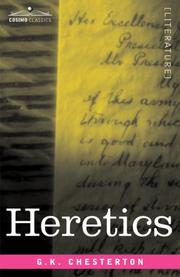 Cover of: Heretics by Gilbert Keith Chesterton