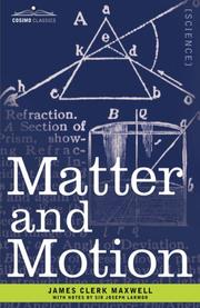 Cover of: Matter and Motion