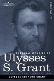 Cover of: Personal Memoirs of Ulysses S. Grant by Ulysses S. Grant