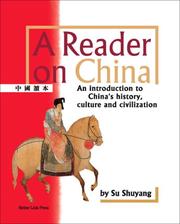 Cover of: A Reader on China by Su Shuyang