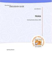 Cover of: Teacher's Discussion Guide to Holes by Nancy Romero