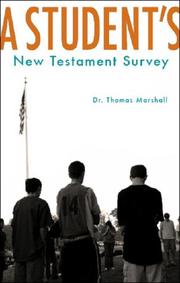 Cover of: A Student's New Testament Survey