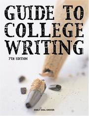 Cover of: Guide to College Writing