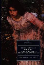 Cover of: The Everyman Book of Victorian Verse: The Post-Romantics (Everyman's Library (Paper))