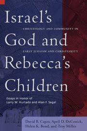 Cover of: Israel's God and Rebecca's Children by 