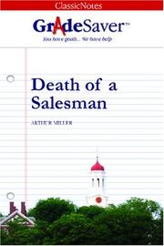 Cover of: GradeSaver(tm) ClassicNotes Death of a Salesman by Jeremy Ross