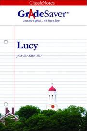 Cover of: GradeSaver(tm) ClassicNotes Lucy by Cheryl Sherrod, Cheryl Sherrod