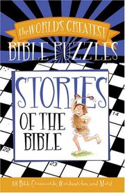 Cover of: World's Greatest Bible Puzzles - Stories (World's Greatest Bible Puzzles)