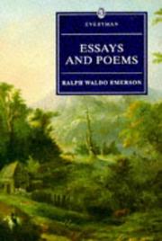 Cover of: Essays and Poems | Ralph Waldo Emerson