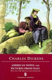 Cover of: American Notes and Pictures from Italy by Charles Dickens