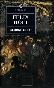 Cover of: Felix Holt by George Eliot