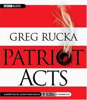 Cover of: Patriot Acts by Greg Rucka