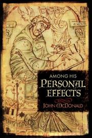 Cover of: Among His Personal Effects | John McDonald