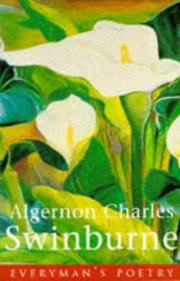 Cover of: Algernon Swinburne
