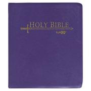 Cover of: Holy Bible: King James Version, Easy Reading Study,  Classic Purple, Bonded Leather, Sword Bible, Personal Size, Indexed, Special Margin Edition