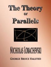 The Theory Of Parallels by Nicholas Lobachevski