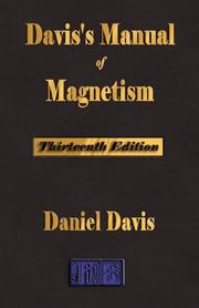 Cover of: Davis's Manual Of Magnetism - Thirteenth Edition by Daniel Davis