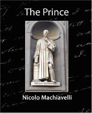 Cover of: The Prince by Niccolò Machiavelli